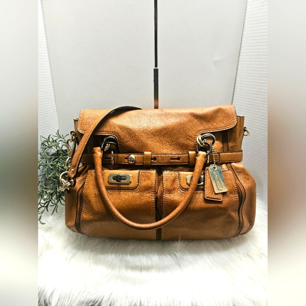 🪷 Coach CHELSEA Flagship Leather Satchel (Style 17785)